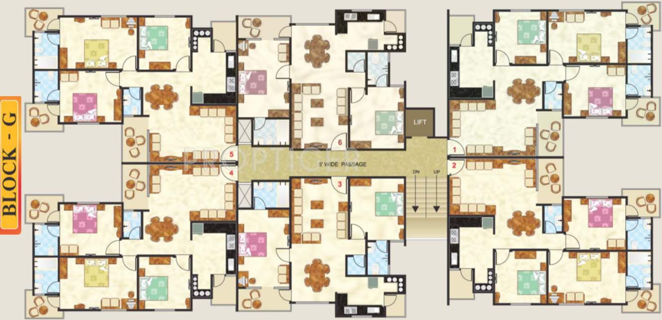 homes Images for Cluster Plan of Classic Homes