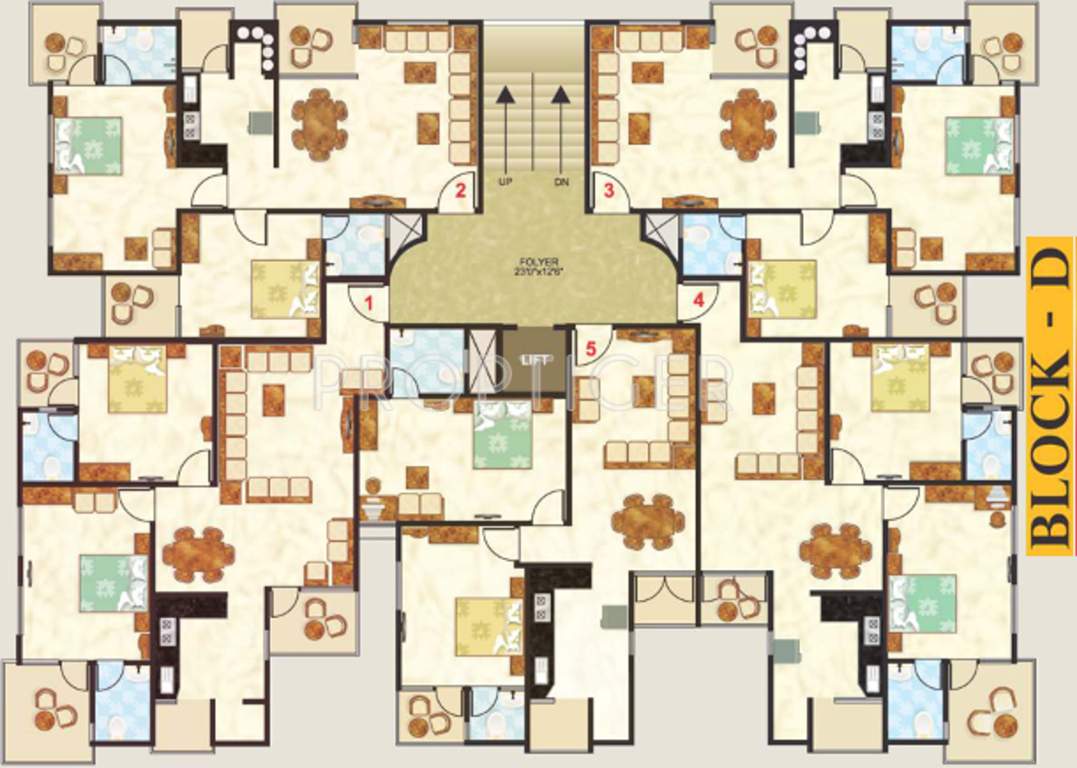 homes Images for Cluster Plan of Classic Homes