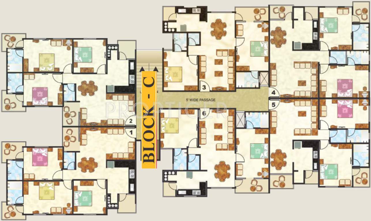 homes Images for Cluster Plan of Classic Homes
