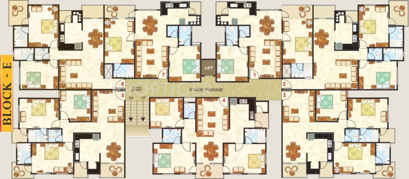 homes Images for Cluster Plan of Classic Homes