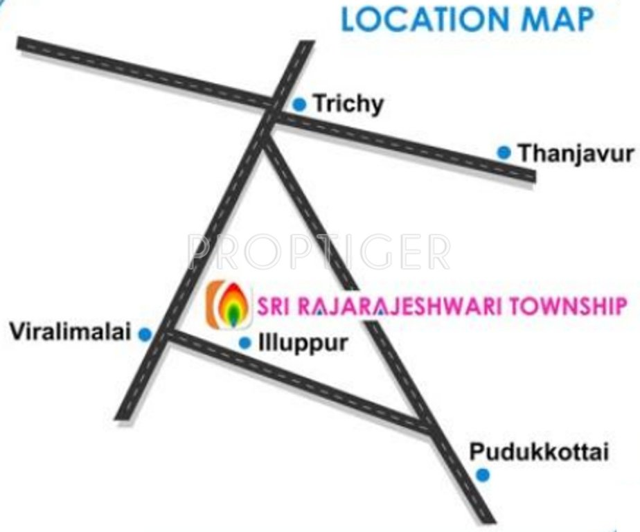 malar properties private limited sri rajarajeshwari villas Location Plan