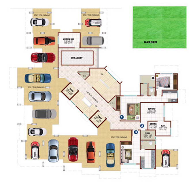 Images for Cluster Plan of Laabh Pehla Ghar Divekar Complex