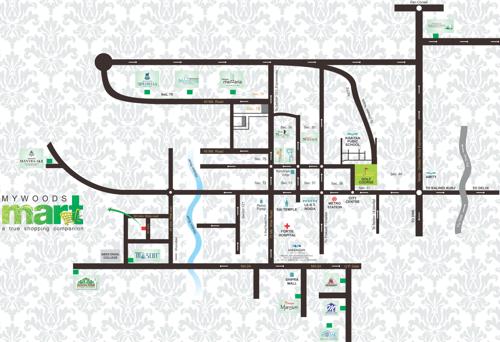  mywoods-mart Images for Location Plan of Mahagun Mywoods Mart