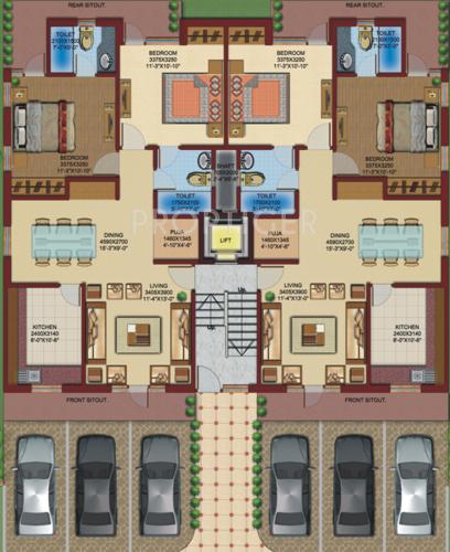 Images for Cluster Plan of Ansal Buildwell City Homes