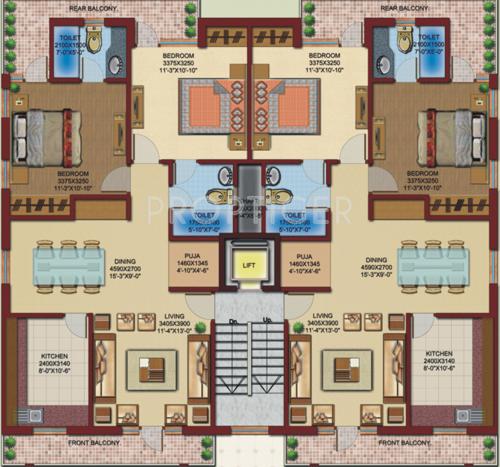 Images for Cluster Plan of Ansal Buildwell City Homes