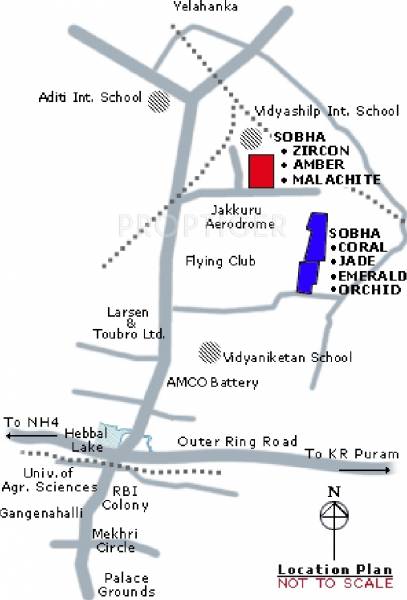 Images for Location Plan of Sobha Zircon Images for Location Plan of Sobha Zircon