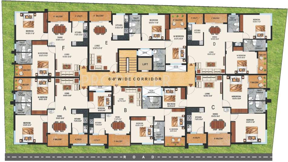 marina Images for Cluster Plan of Eco Marina