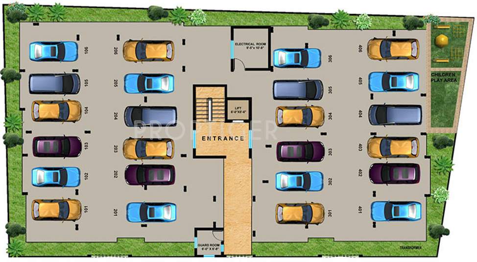 marina Images for Cluster Plan of Eco Marina
