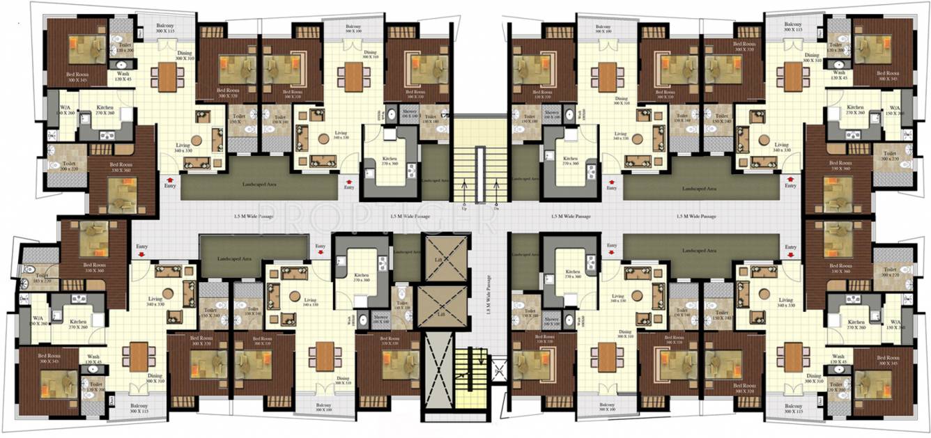 Images for Cluster Plan of Sreerosh Belvedere
