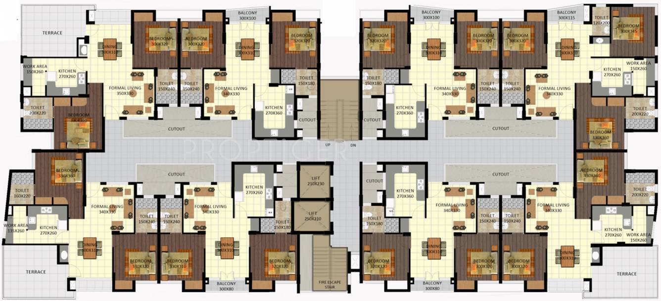Images for Cluster Plan of Sreerosh Belvedere