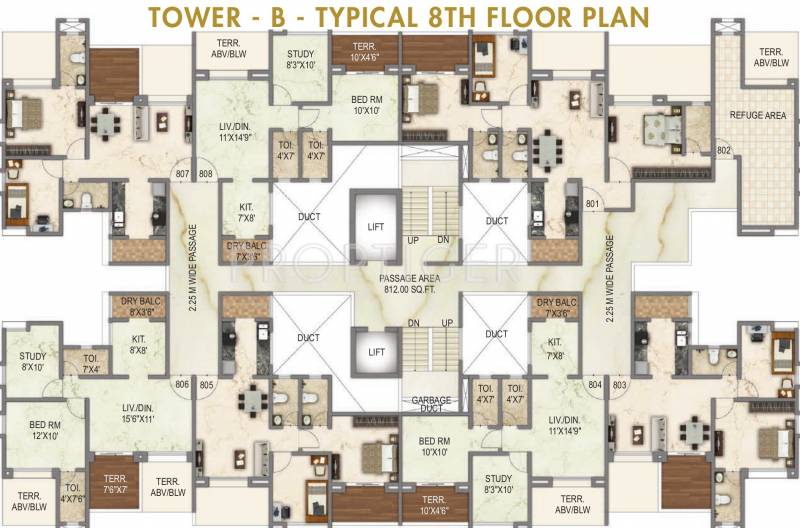  palazzo-greens Images for Cluster Plan of Unique Palazzo Greens