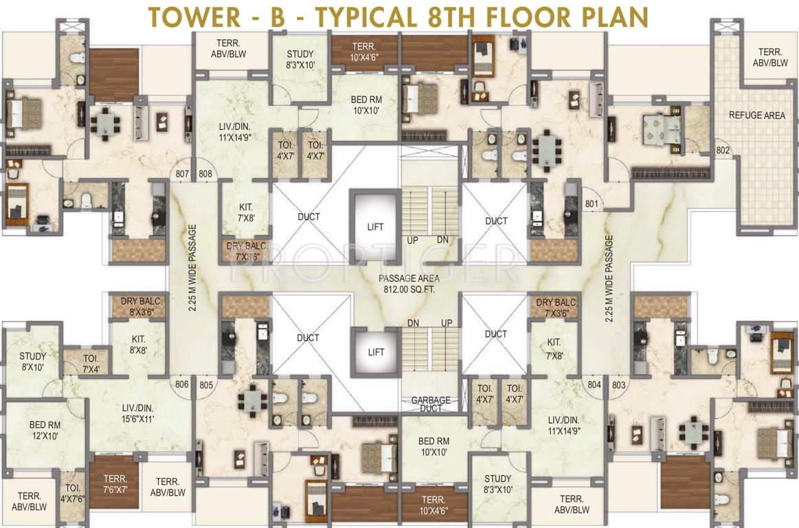  palazzo greens Images for Cluster Plan of Unique Palazzo Greens