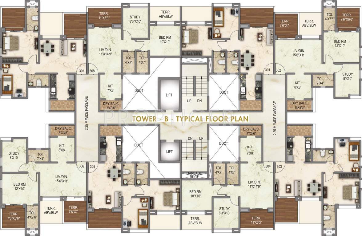  palazzo greens Images for Cluster Plan of Unique Palazzo Greens