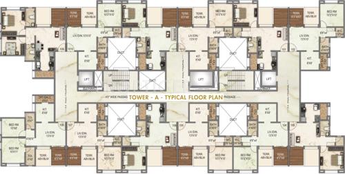  palazzo-greens Images for Cluster Plan of Unique Palazzo Greens