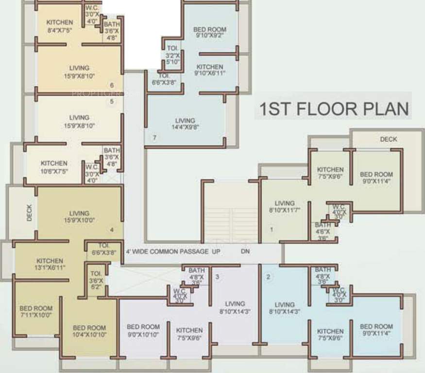 residency Images for Cluster Plan of Dhruv Residency