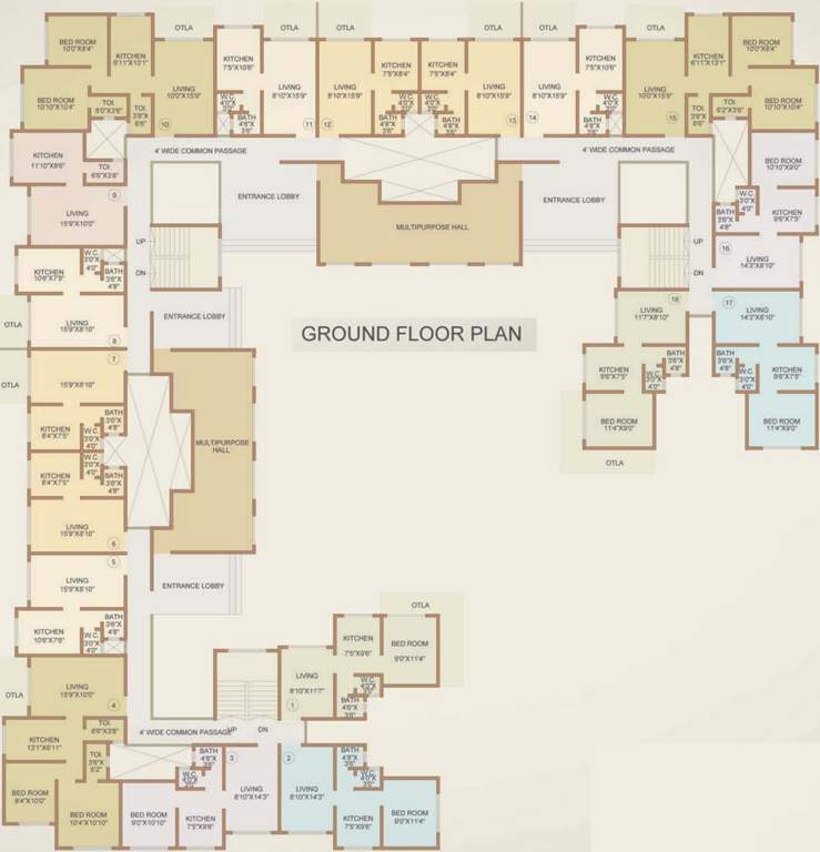 residency Images for Cluster Plan of Dhruv Residency