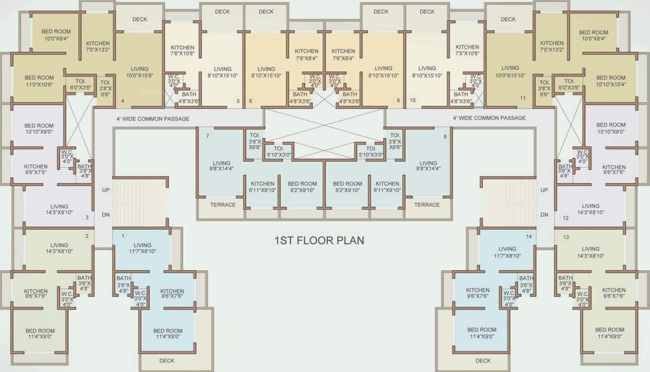 residency Images for Cluster Plan of Dhruv Residency