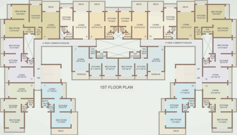  residency Images for Cluster Plan of Dhruv Residency