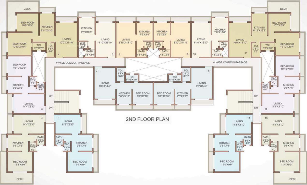 residency Images for Cluster Plan of Dhruv Residency