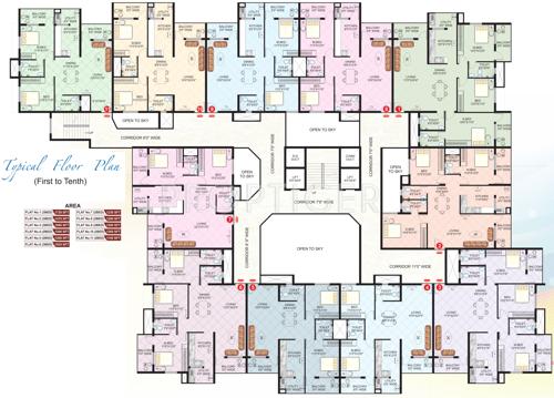 Images for Cluster Plan of Vishwas Sahara Heights