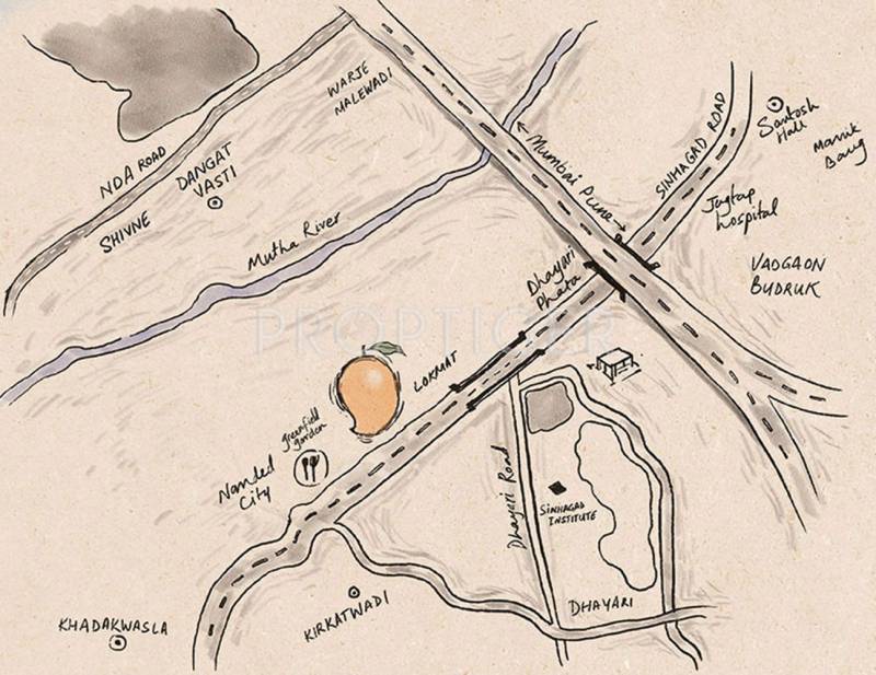  mango-nest Images for Location Plan of SRK Developers Mango Nest