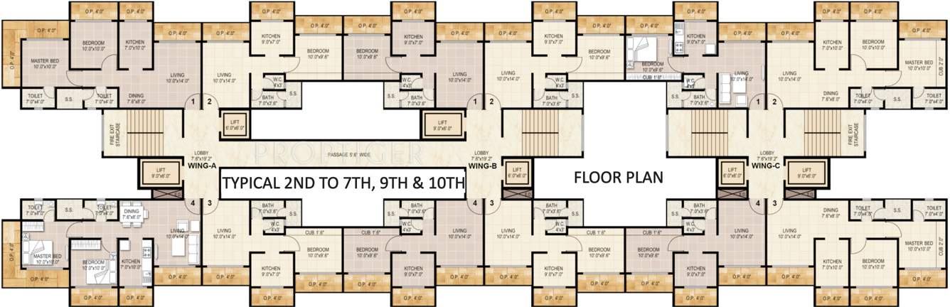 Images for Cluster Plan of Aadinath Royal Flora