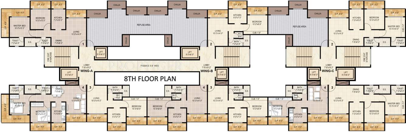 Images for Cluster Plan of Aadinath Royal Flora