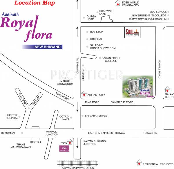 Images for Location Plan of Aadinath Royal Flora
