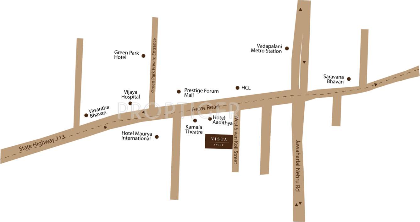 Images for Location Plan of Vista Spaces Arcot