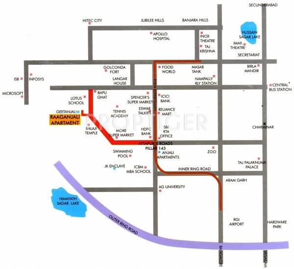 Images for Location Plan of Raaaps Raaganjali