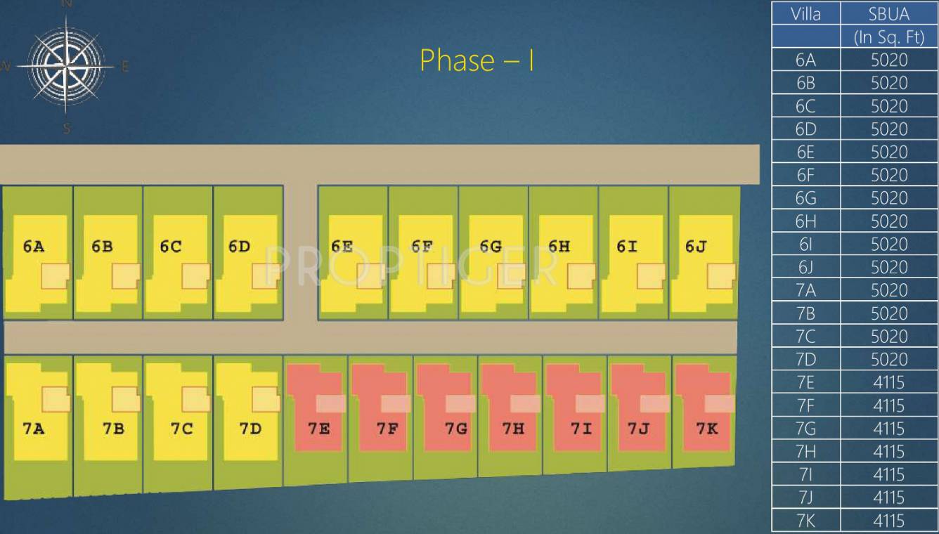 981 sqft 2 bhk Apartment Royal Palms India Ruby Isle Other