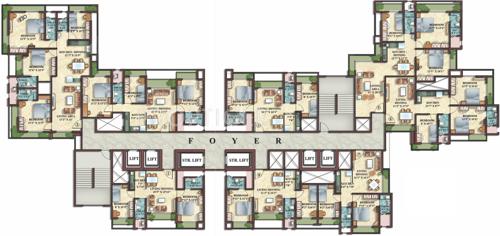  9-riviera-hills Images for Cluster Plan of Natu 9 Riviera Hills