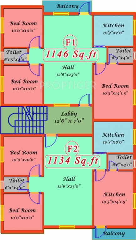 Images for Cluster Plan of Vijayalakshmi Constructions Viji Homes