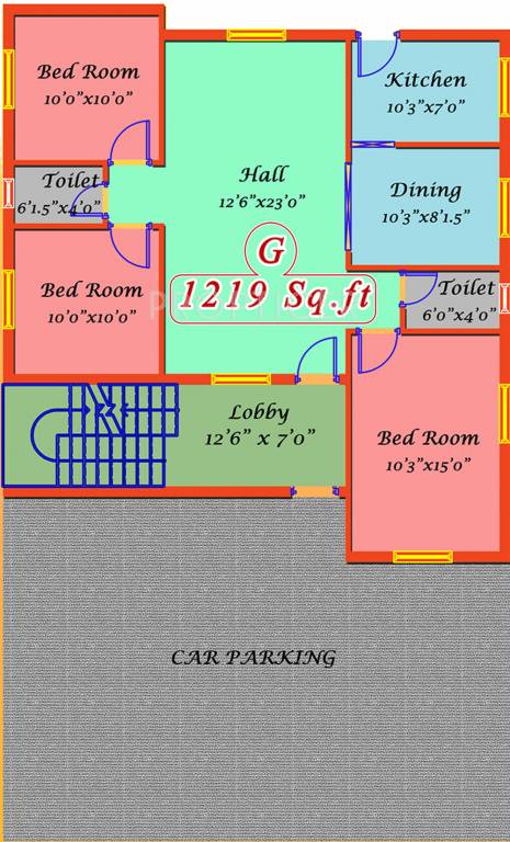 Images for Cluster Plan of Vijayalakshmi Constructions Viji Homes