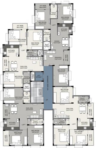 Images for Cluster Plan of Shree Annpurna Adinath