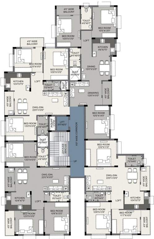 Images for Cluster Plan of Shree Annpurna Adinath