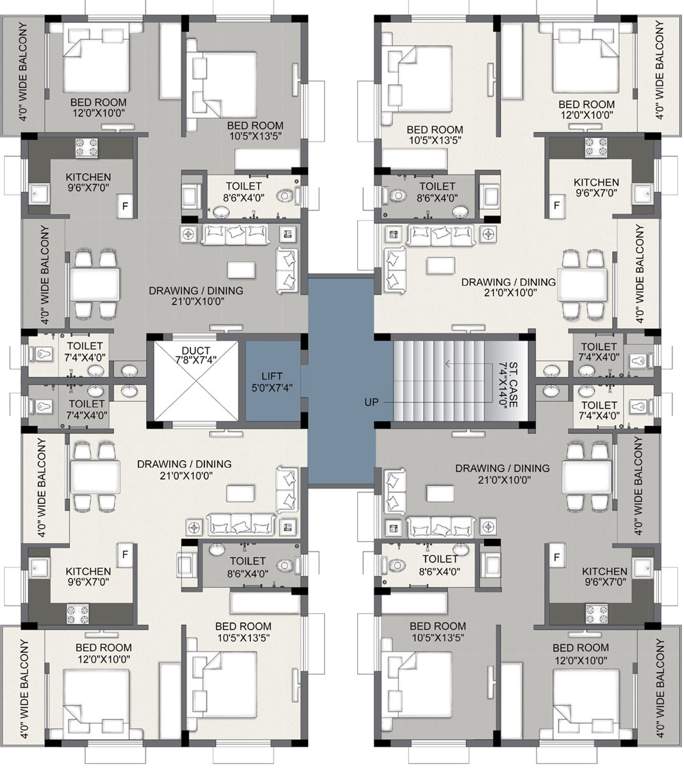 Images for Cluster Plan of Shree Annpurna Adinath