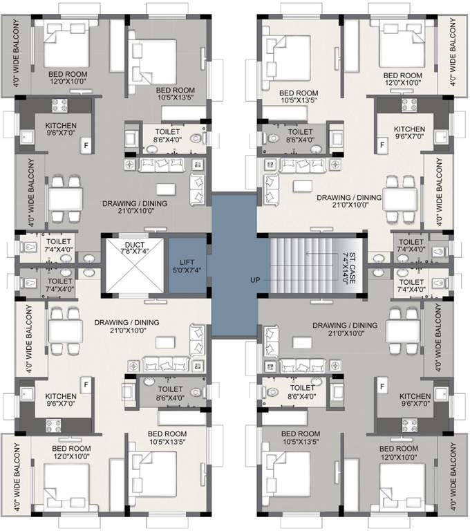 Images for Cluster Plan of Shree Annpurna Adinath