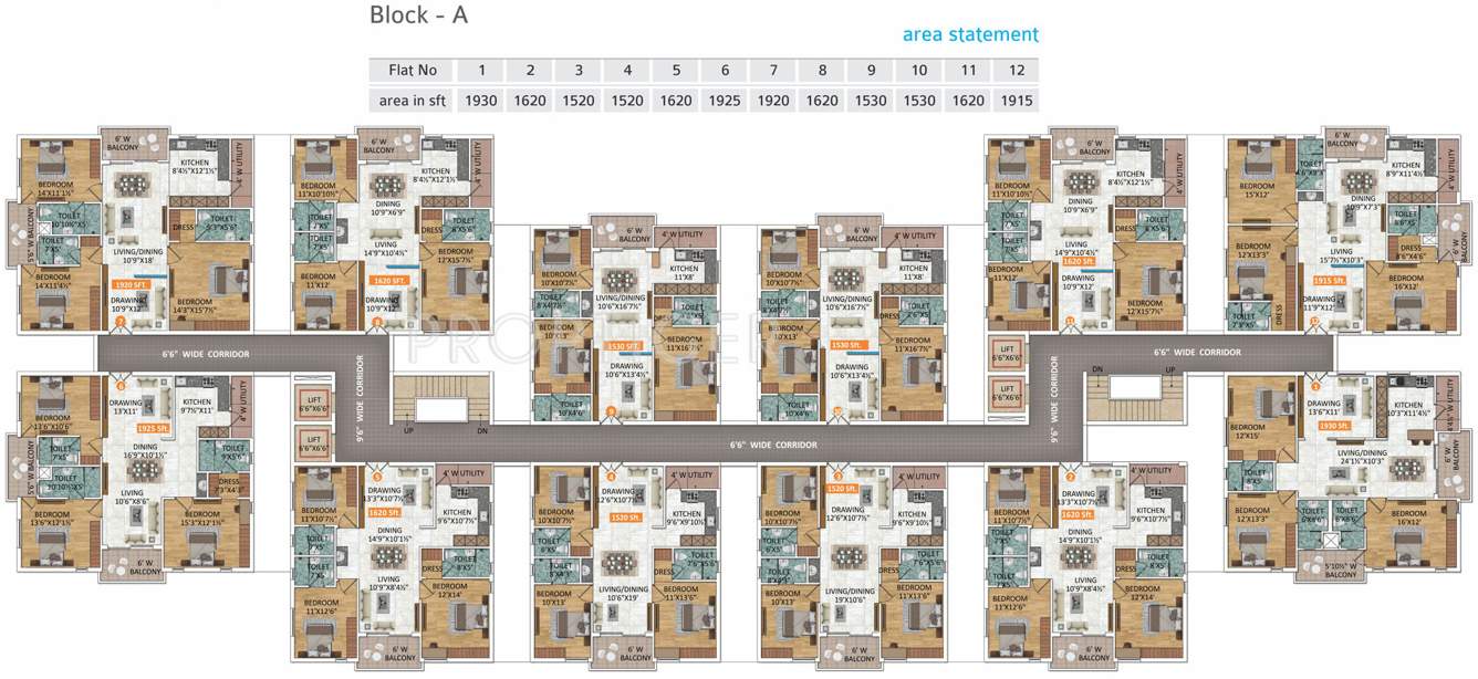 Images for Cluster Plan of Omsree Patels Green Park