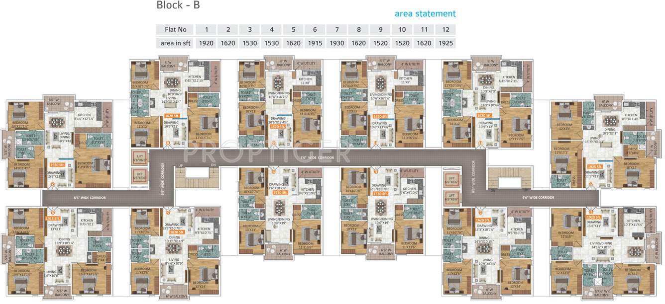 Images for Cluster Plan of Omsree Patels Green Park