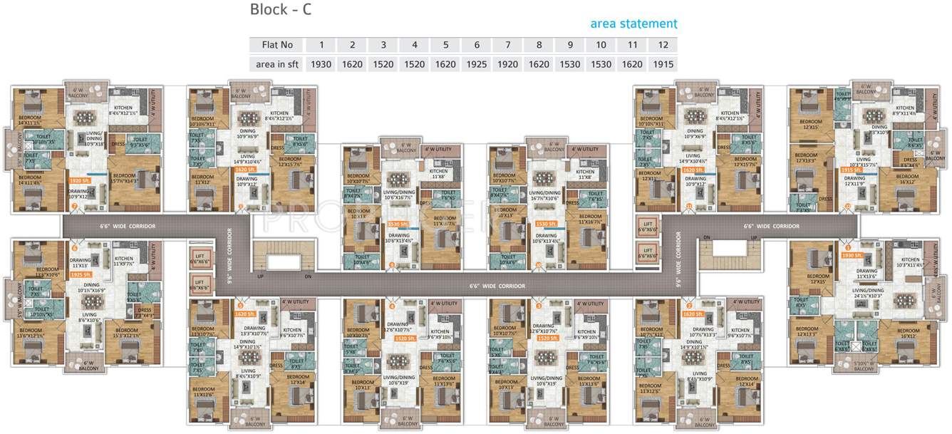 Images for Cluster Plan of Omsree Patels Green Park
