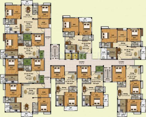 Images for Cluster Plan of A N Aishwaryam Images for Cluster Plan of A N Aishwaryam