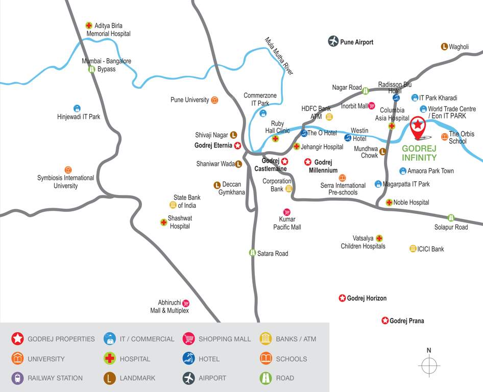  infinity Images for Location Plan of Godrej Infinity
