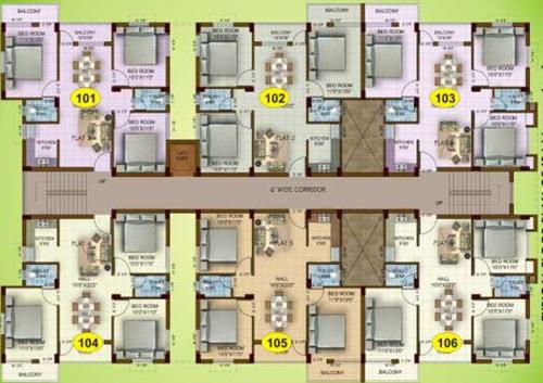 Images for Cluster Plan of Shree Jagannath Properties and Developers Jagannath Warriors Residencya