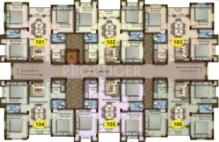 Images for Cluster Plan of Shree Jagannath Properties and Developers Jagannath Warriors Residencya