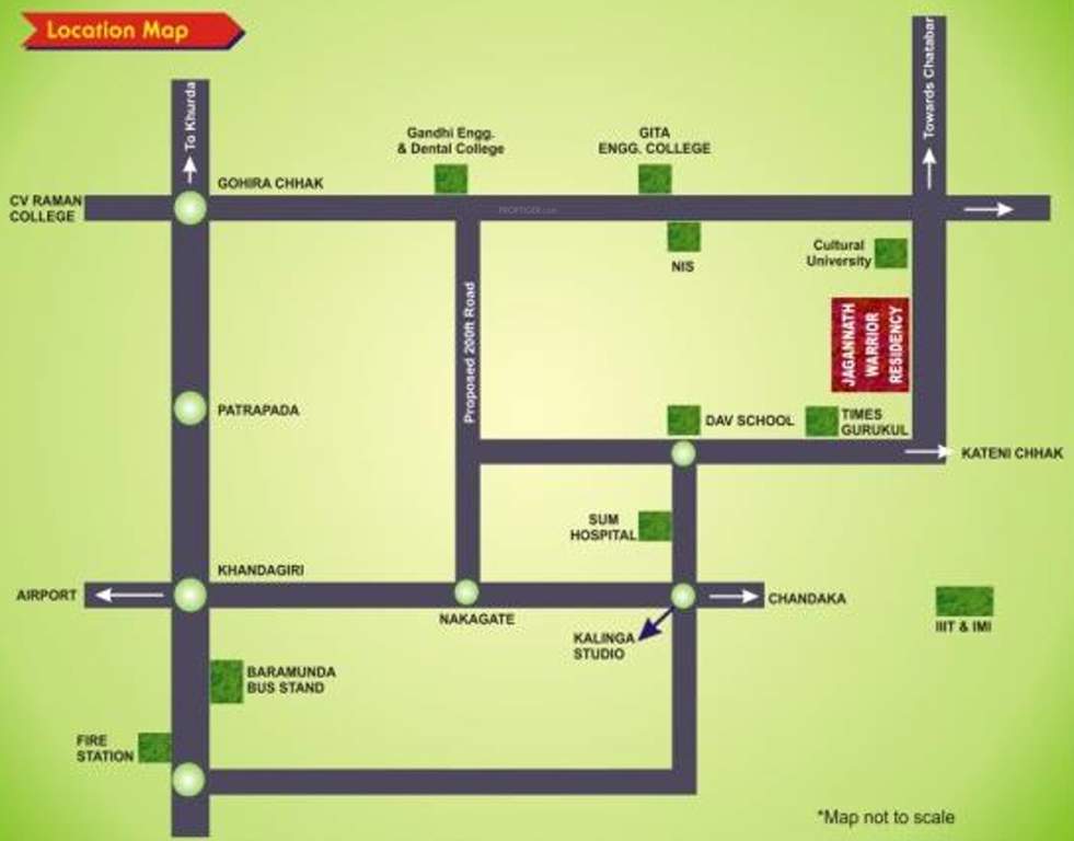 Images for Location Plan of Shree Jagannath Properties and Developers Jagannath Warriors Residencya