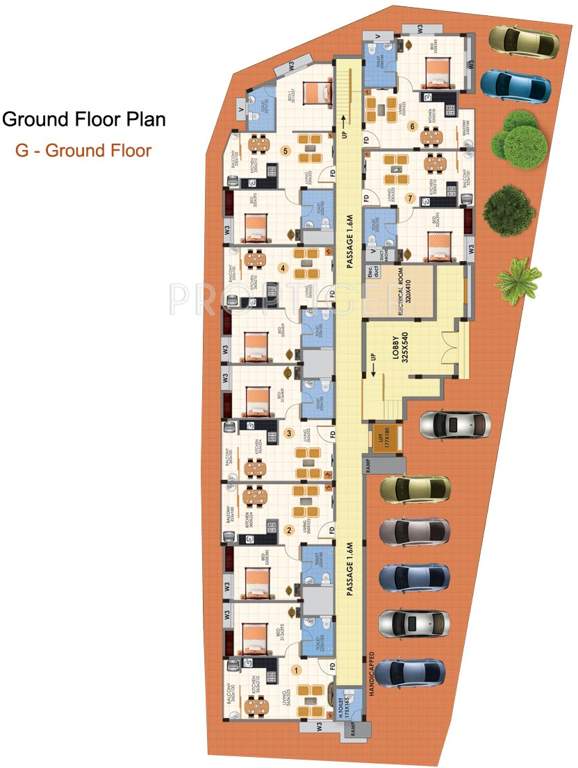 Images for Cluster Plan of TBPL Ambady Residency