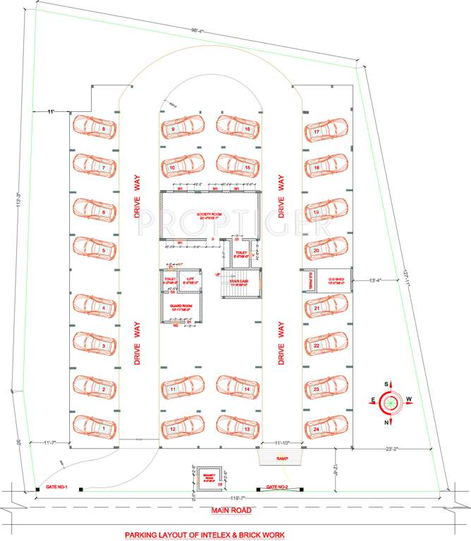  saiyansh enclave Images for Cluster Plan of Intellex Saiyansh Enclave