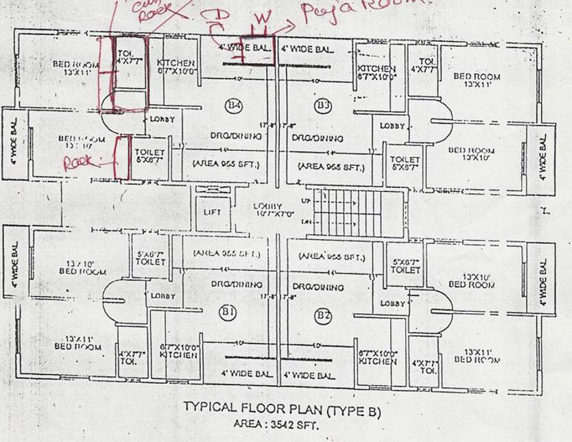 Images for Cluster Plan of Ajiban Subhadra Apartments
