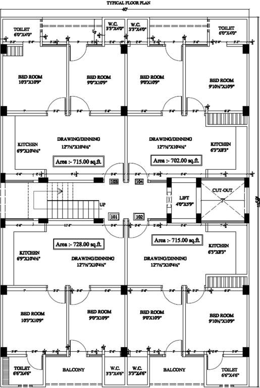 Images for Cluster Plan of Vibrant Nandan Residency 5th
